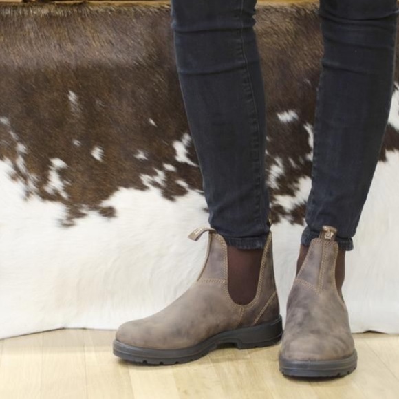 rustic chelsea boots